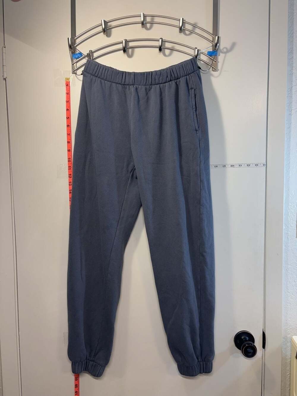 Brandy Melville J. Galt California Blue Fleece Jogger Sweatpants Size 160/84A